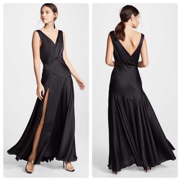 Fame and Partners Dresses & Skirts - Fame and Partners The Escala Dress Gown Black Size 10